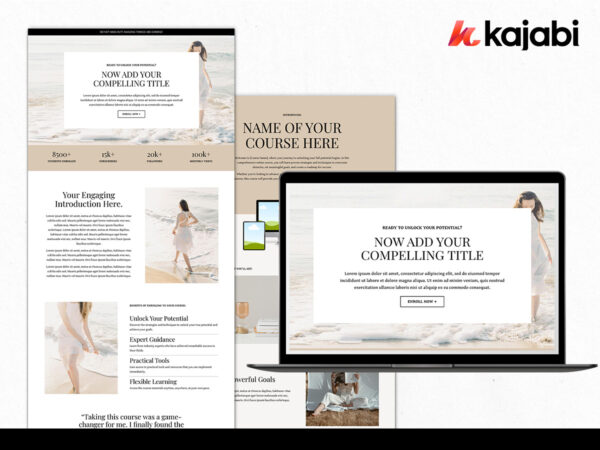 Kajabi Sales Page Template
