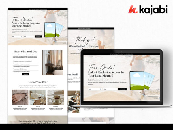 Kajabi Opt-in Template