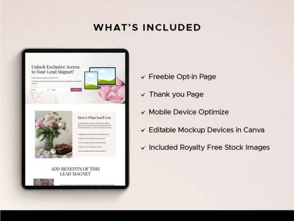 Kajabi Opt-in Template