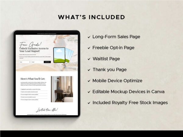 Kajabi Sales Page Template