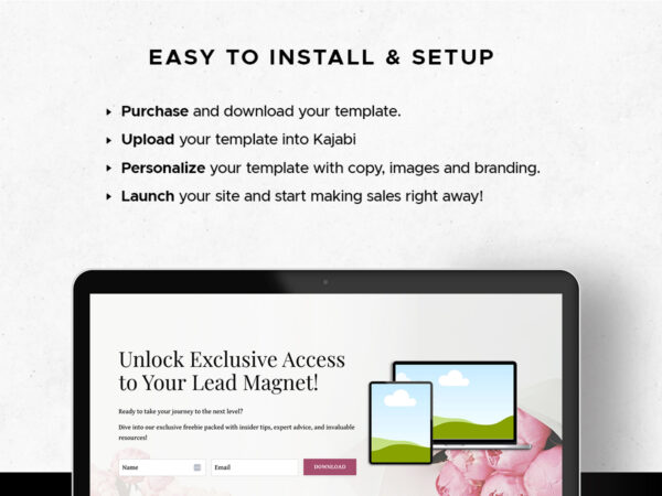 Kajabi Opt-in Template