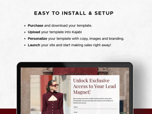 Kajabi Opt-in Page