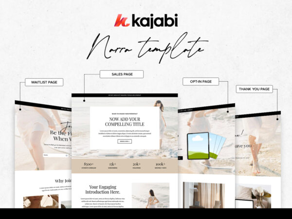 Kajabi Sales Page Template