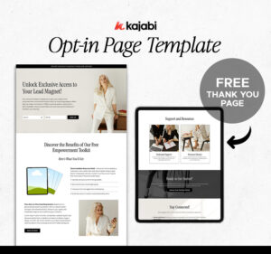 Modern Aesthetic Kajabi Template