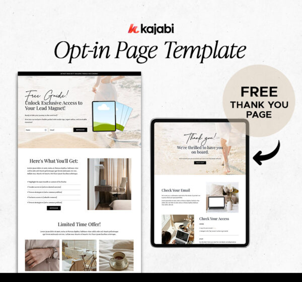 Kajabi Masterclass Template