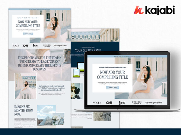 Kajabi Sales page Template