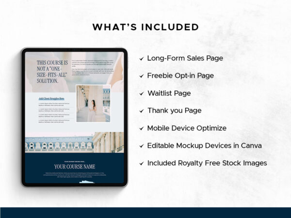 Kajabi Sales page Template
