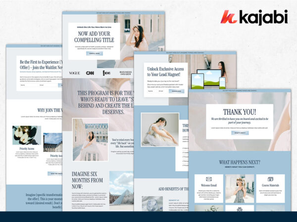 Kajabi Sales page Template