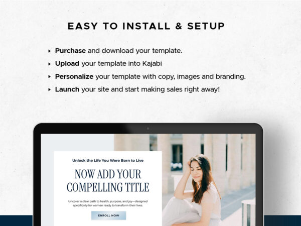 Kajabi Sales page Template