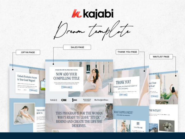 Kajabi Sales page Template