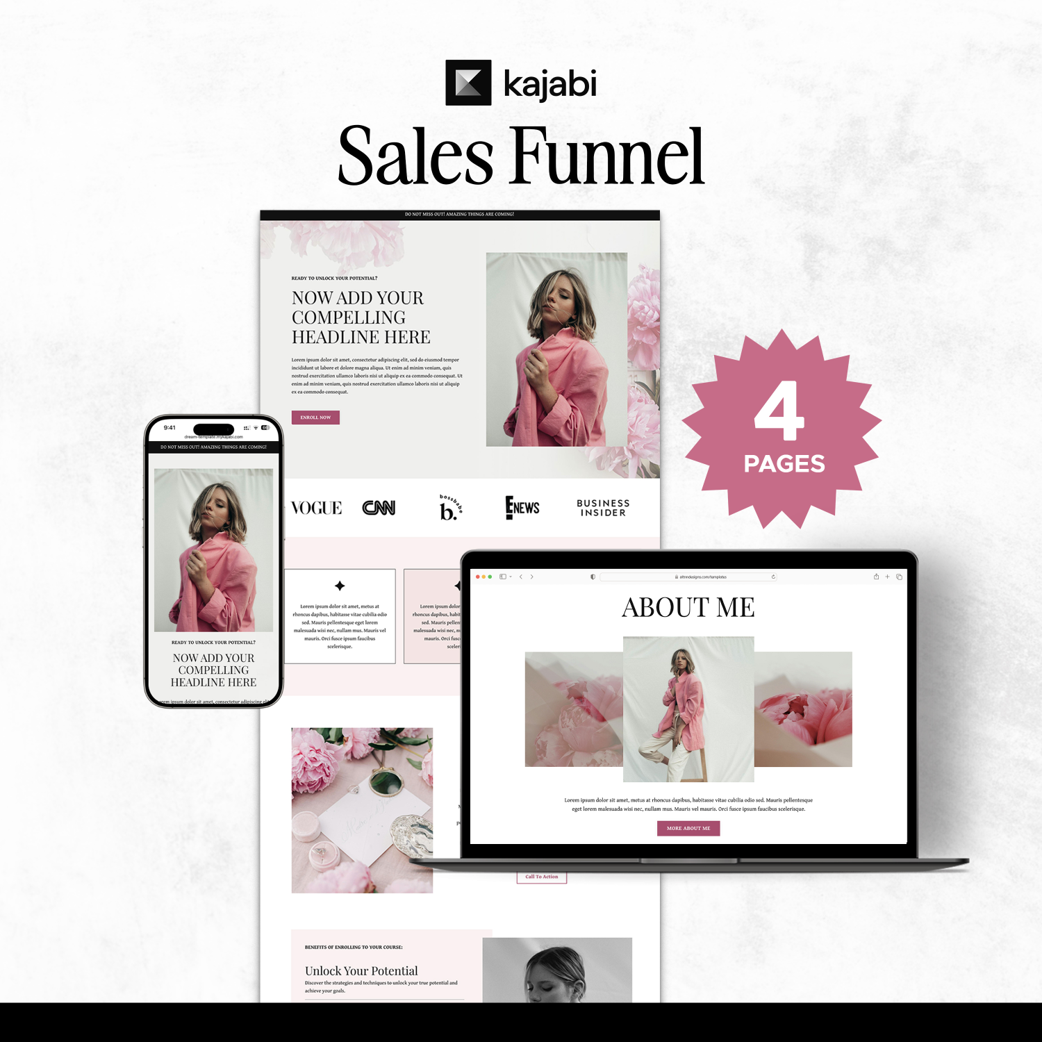 Bloom Kajabi Sales Funnel
