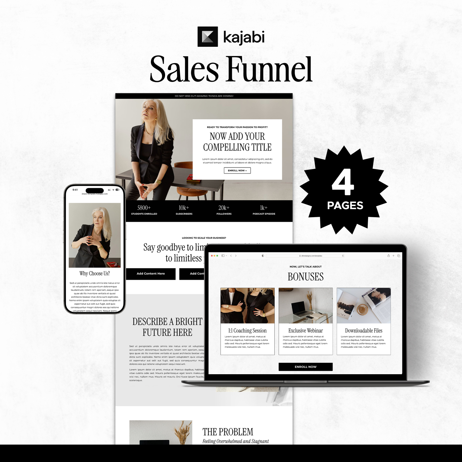 Carrigan Kajabi Sales Funnel