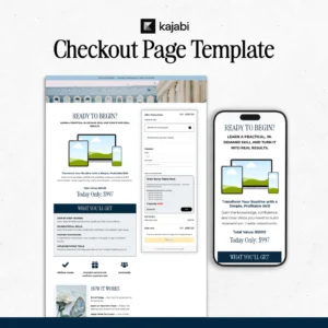 Dream Kajabi Checkout Template
